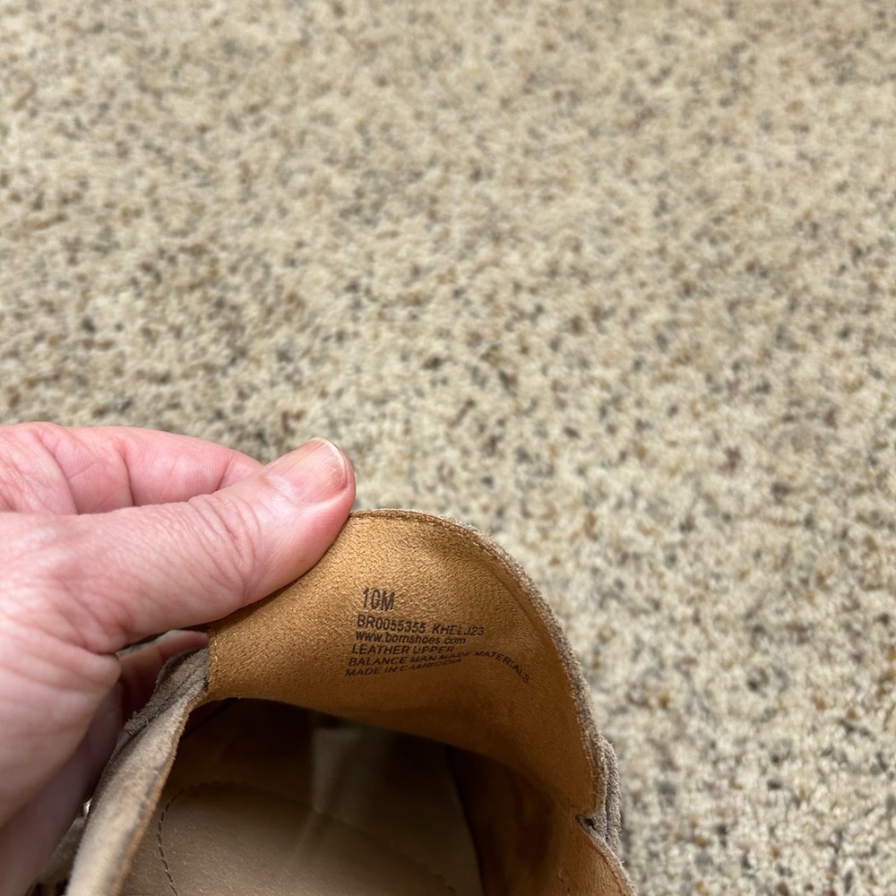 Born Women's Tan Suede Loafers - Picture 3 of 4